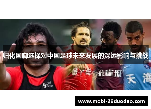 归化国脚选择对中国足球未来发展的深远影响与挑战